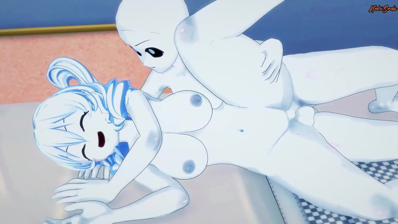Hentai Smash: Sans fodendo sans fêmea e gozando dentro dela - Undertale Hentai.