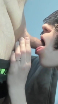 Blowjob part#1 and great finish with hot cum in her mouth
