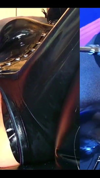 Rubber Doll Cam Session - Spit Roast Training