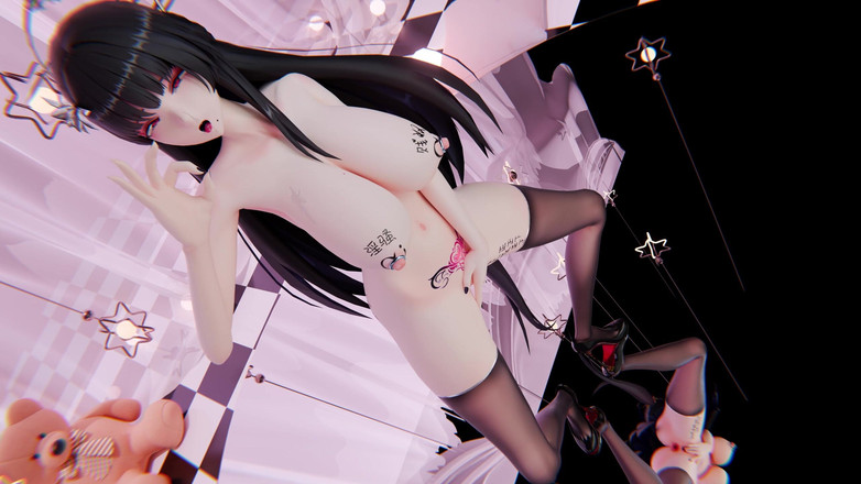 MikuMotion: [mmd] butik promiňte mi oplzlé hlášky; Striptýz; černé hedvábí; Vodní sprej