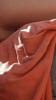 Dildo in My as as I Sunbathe Outside