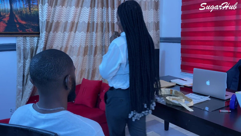 Sugarhug: Fucking Her Dripping Hole in My Office