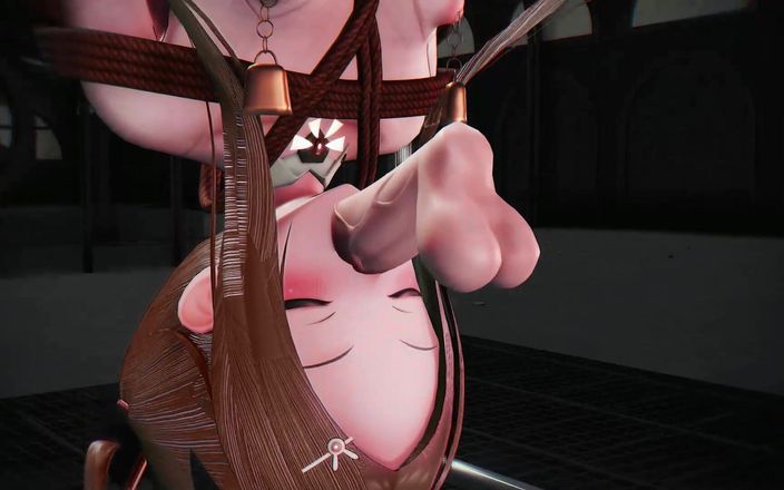 Smixix: Pompino bondage hentai legato tipo lo mmd 3d capelli castani edit...