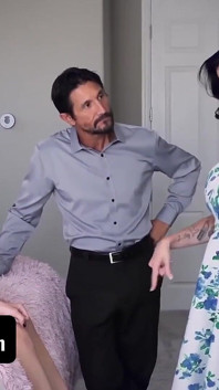Busty Stepmom Pounds Disobedient Stepdaughter While Step Daddy Drills Her Milf Twat