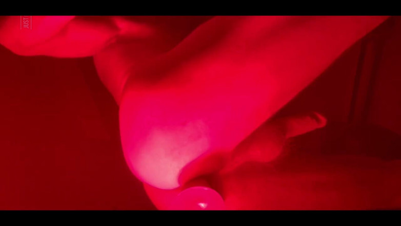 Guy Grey: Horny Red Light Session with Cum and Dildo Ball Slamming