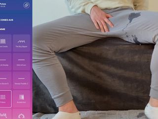 Lucas Nathan King: Högt stönande handsfree cumshot | Anal vibrator | Enorm spermasprut | Slowmotion