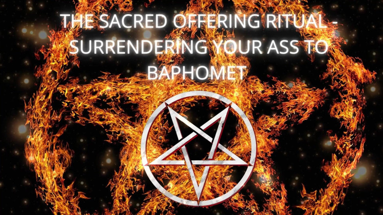 Goddess Misha Goldy: Kutsal teklif ayini - götünü baphomet'e teslim etmek