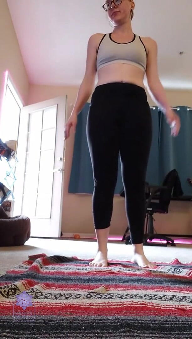 Dahlia Wolf: Spandex workout 1