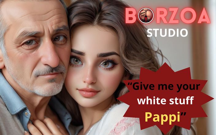 Borzoa: Mia i Papi - 1 - Dziewica nastolatka służy pokojówce ojczymowi i służy...