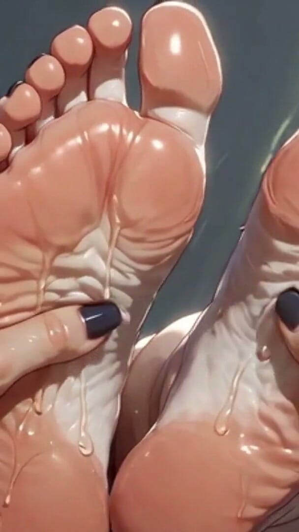 YOUR BEST FANTASY: SSBBW Oil Foot Massage Close up - Big Beautiful Feet &amp; Toes