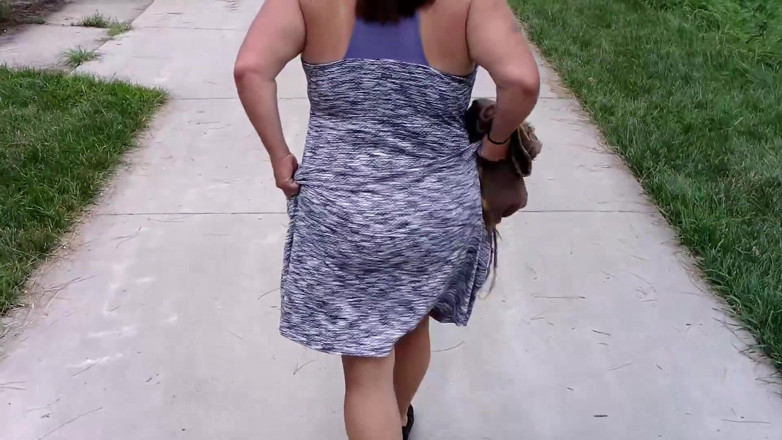 SexyNEBBW: Sexy BBW park masturbation