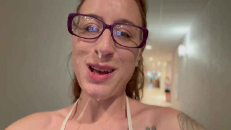 Island Boy Vids: Go on a Cumwalk with Misty Rein