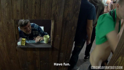 Czech Gay Fantasy: Çek eşcinsel fantezisi 4 - bölüm 2 ağzı tıkalı ve bunun için yalvarıyor -...