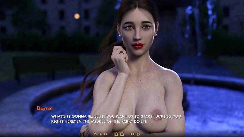 Dirty GamesXxX: 더 어두운: 공원에서 남자의 무리와 그녀의 남편을 속이는 유부녀 - 에피소드 16