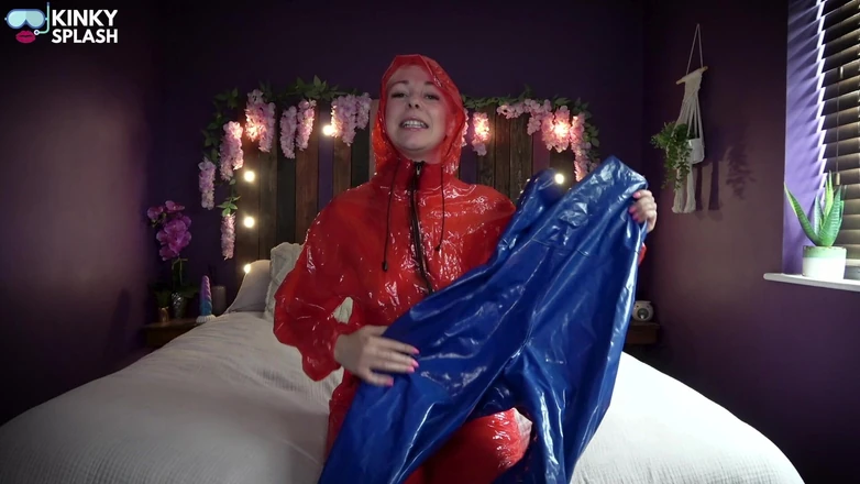 UKCuteGirl: Humilhação com roupa de chuva - brilhante, estúpida e minha