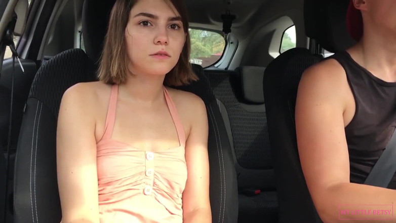 My Little Betsy: Slut Hitchiker Cheats on Her Boyfrined for a Free Ride