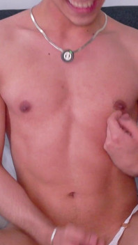 Rubbing My Nipples with Saliva