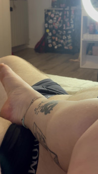 He Loves My Little Feet When I Massage His Dick