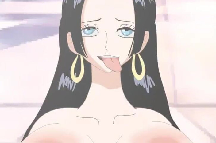 LoveSkySan69Real: One Piece - Boa Hancock Hentai Seks analny z Luffy POV...