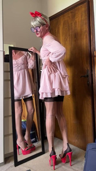 Andreina in Fetish Stockings