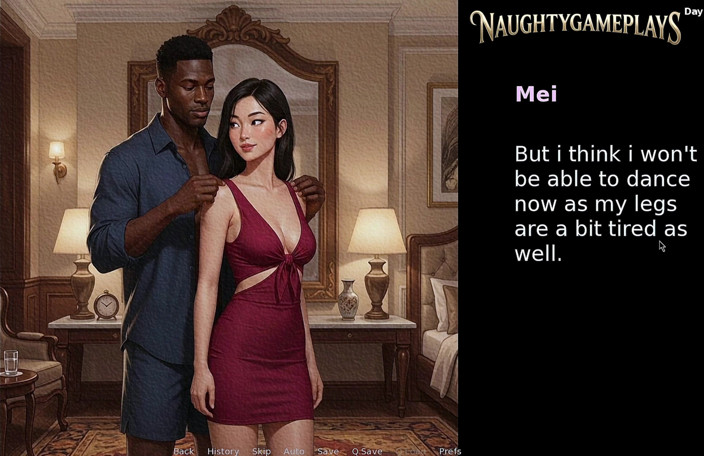 Naughty gameplays: Wife's Dare (parte 03) por Hot_scorpion - marido compartilha sua esposa - jogo 3D