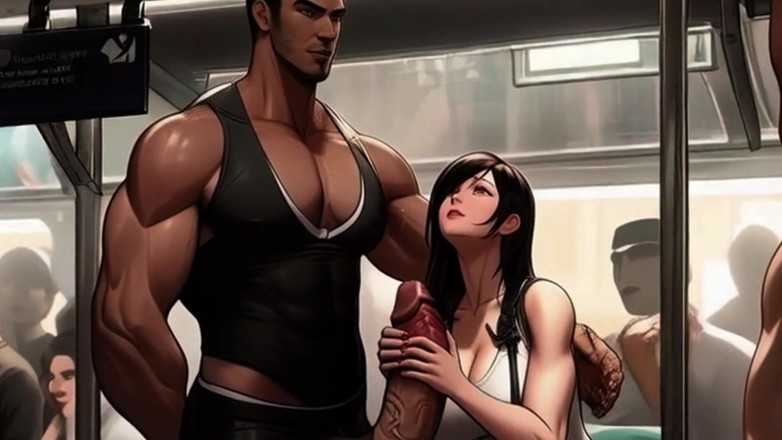 Spicy Toons: Tifa Takes the Train 1