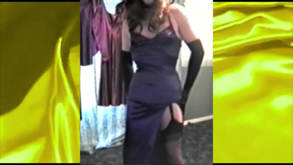 MoniqueSatinTv: Satin bleu 01