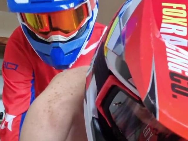 Motorcyclist Fucked a Guy in Mxhelmet (Sneakersmax98)