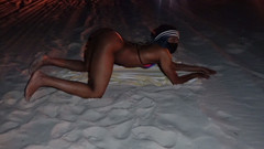 miikakawaiii: Šťastná pýcha: Mika Kawaiii Bubble Booty na pláži