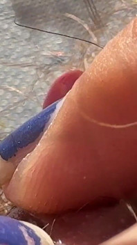 Amateur Hairy Girl Mastubates in Closeup with Huge Clit