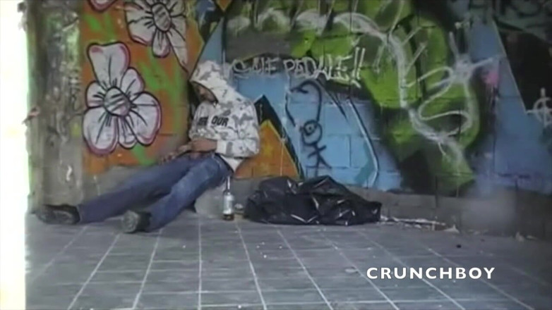 Crunch Boy: Sexy straight man fucking a twink in exhib outdoor