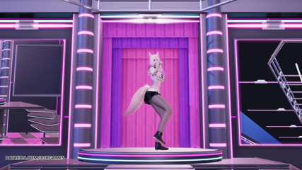 3D-Hentai Games: [MMD] AOA - ShortHair Ahri gorąca striptiz league of legends KDA