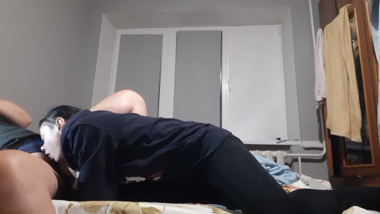 Lesbian-illusion: I Quickly Cum in Her Mouth, but She Doesn’t Stop...