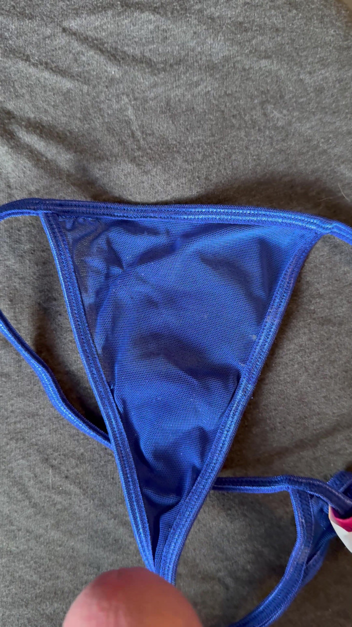 CumDaily: Cum on Wife’s Panties 22