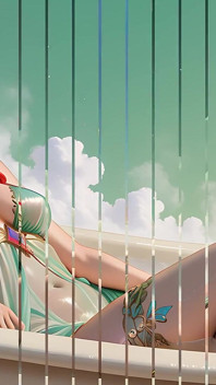 Lustrender - joven elfo mujer presentación de diapositivas - arte de fantasía surreal mítico