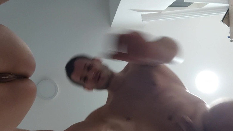 RomanticThuG: Creampie Doggy While She Screams