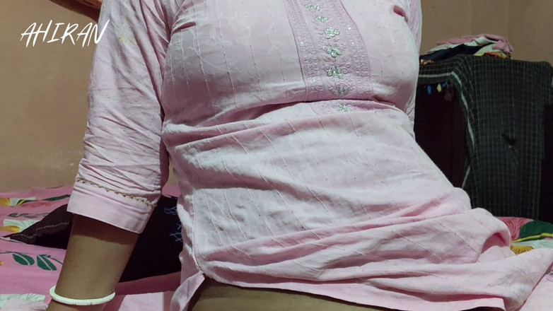 Aahan Ahiran: Asian Indian Female Village Young Girl Forplay with Her Boyfriend....