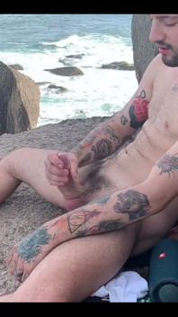 Hard Dick at the Nude Beach