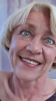 Horny Granny Masturbating