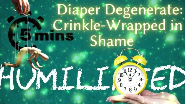 Goddess Misha Goldy: Shamestream: Degenerate - Crinkle-wrapped in Shame