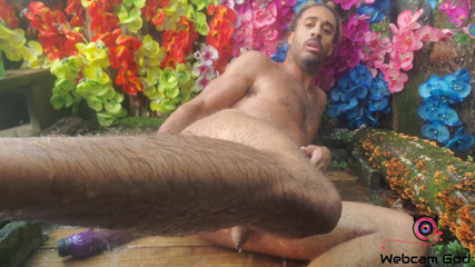 Arthur Eden aka Webcam God: Rainfall shower anal play (4K)