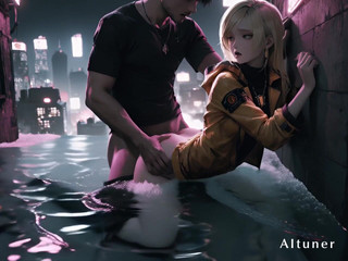 AItuner: Mezzo affondando, accettando tutto: continua ad ansimare nello splash.