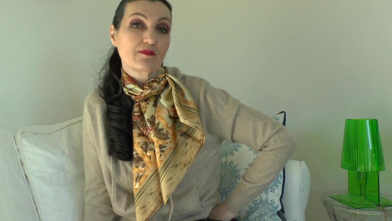 Lady Victoria Valente: 戴上丝巾，在我面前手淫吧，维多利亚·瓦伦特女士