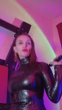 BDSM นาง dominant ยางอีวา แลเท็กซ์ ของเล่นเย็ด เฟมดอม ส้นสูง เฟติชร้อน