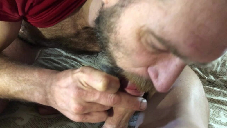 MaxHotty: Stepdaddy Gives a Juicy Blowjob for a Young Cock