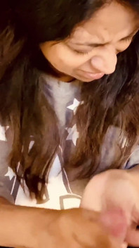 Desi Wife Birthday Blowjob