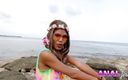Jesse Thai anal queen: Pickup e foda - menina hippie anal