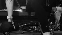 Anna Is Training in the Gym