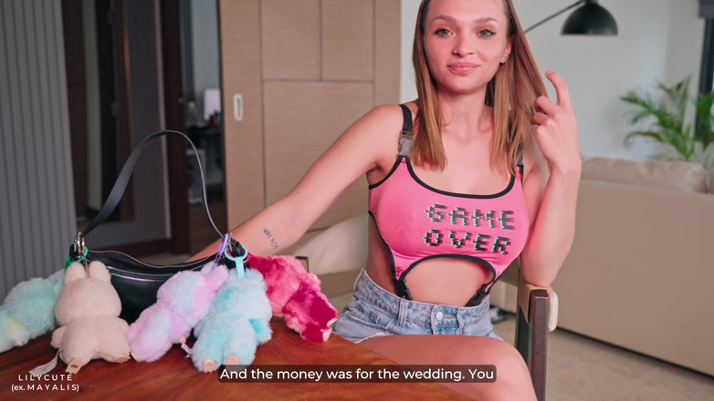 Lily Cute: Die schwester der ehefrau verlor das Hochzeitsgeld und betrogen mit...