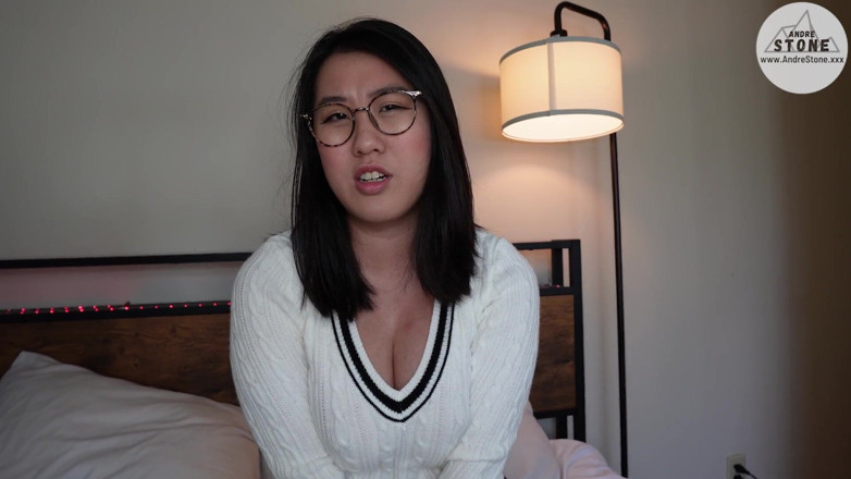Andre Stone: Shy Nerdy Asian Girlfriend Tofu Is a Secret Nympho